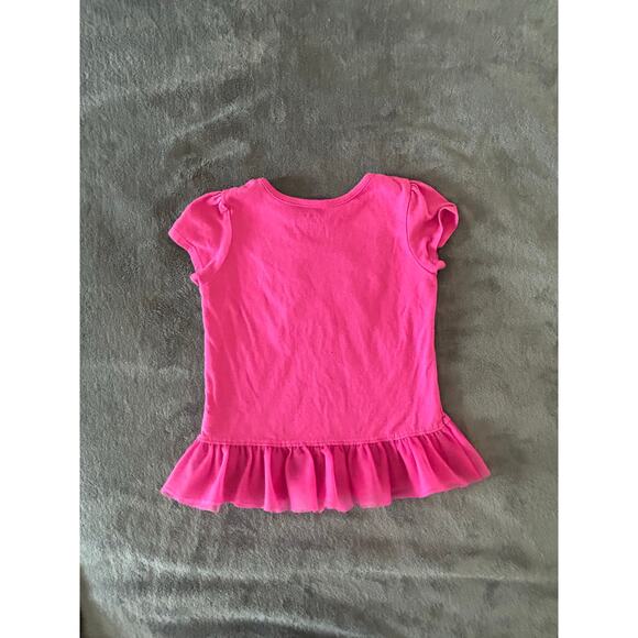 Girls Pink Garanimals bow with ruffle trim size 4T - Picture 3 of 5